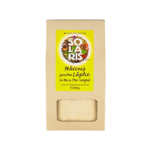 Milk
cereals grist with millet and whole grain rice 250g Solaris
