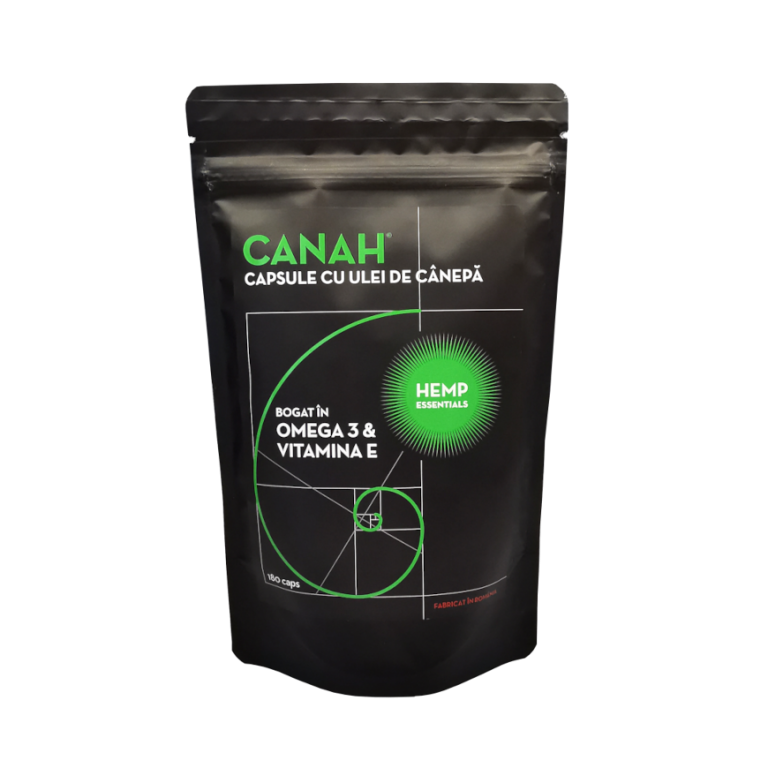 Capsules with flax and hemp oil -Omega 3 - 30 capsules