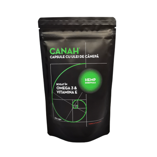 Capsules with flax and hemp oil -Omega 3 - 30 capsules