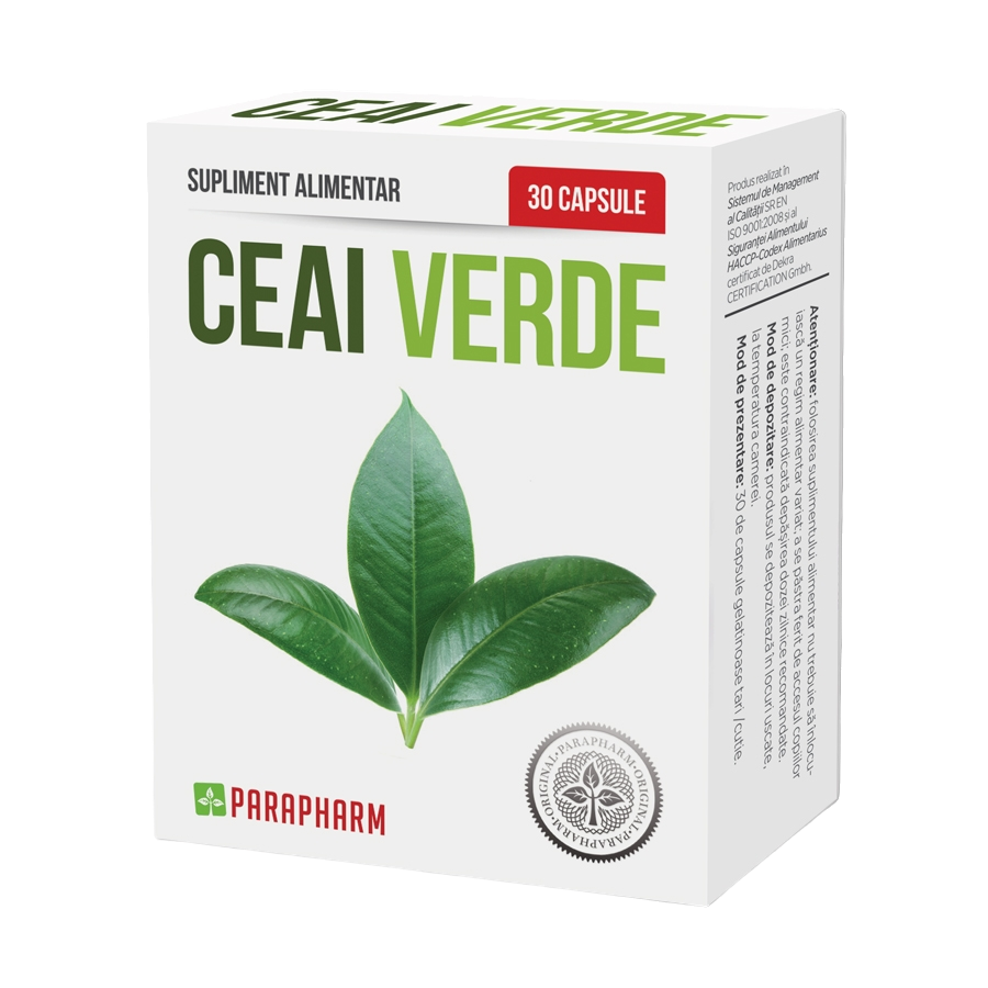 Capsule cu ceai verde