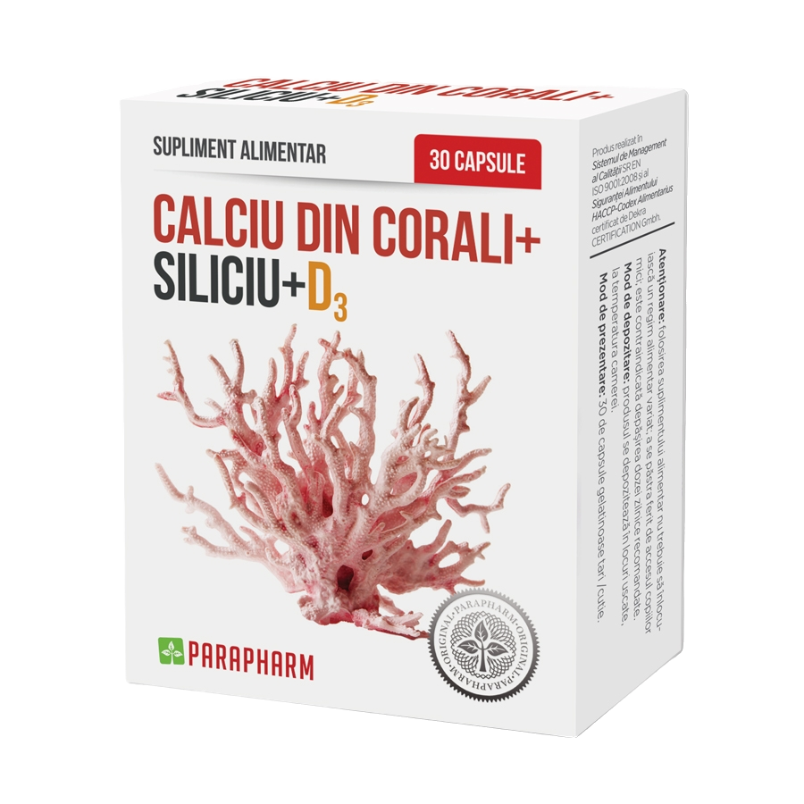 Calcium from corals+silicon+D3