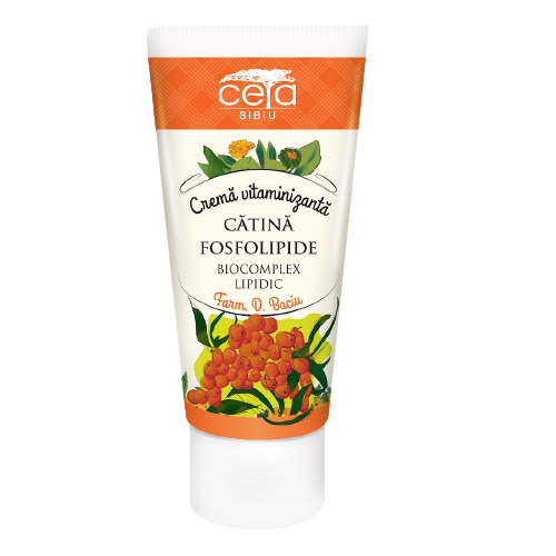 Cremă vitaminizantă cu extract de cătină și fosfolipide