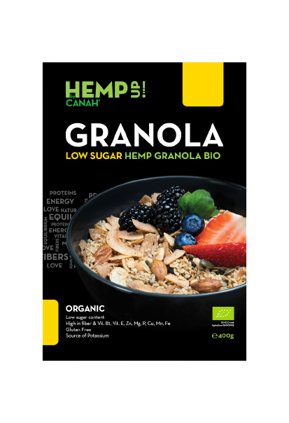 Granola Low Sugar ECO Hemp Up