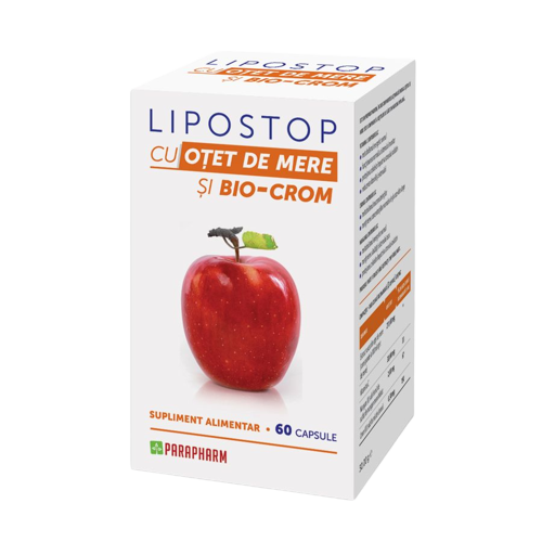 Lipostop cu oțet de mere și bio-crom - capsule