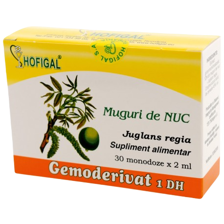 Gemoderivat din muguri de nuc