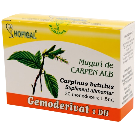 Gemoderivat din muguri de carpen alb