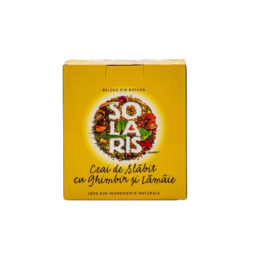 Solaris - Ceai de slăbit cu ghimbir și lămâie 20dz