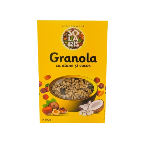 Granola cu alune și cocos