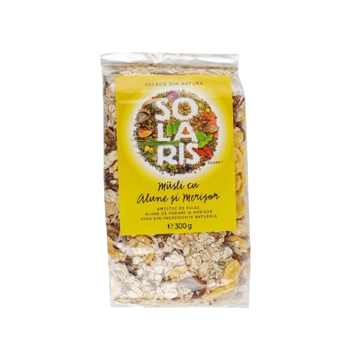 Hazelnut and cranberry muesli 300g Solaris