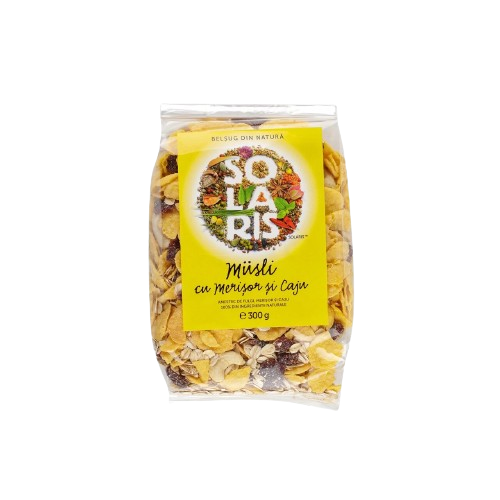 Muesli with cranberry and cashew 300g Solaris