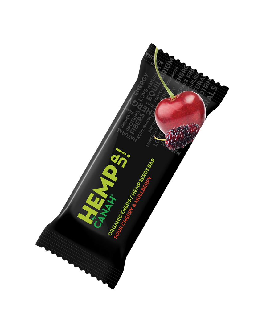  Hemp Up bar with sour cherries and mulberries 48 g