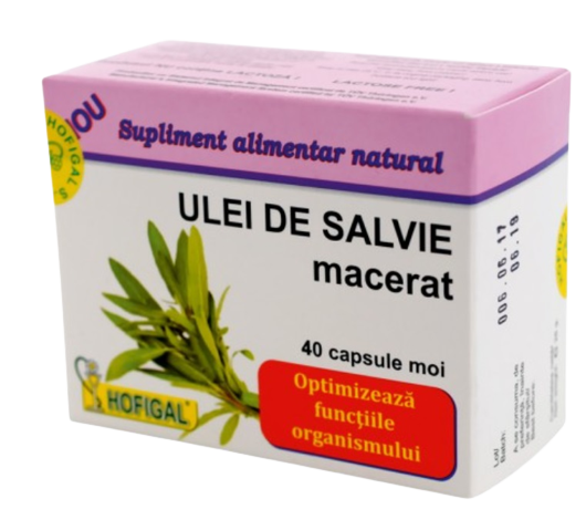 Capsule moi cu ulei de salvie macerat