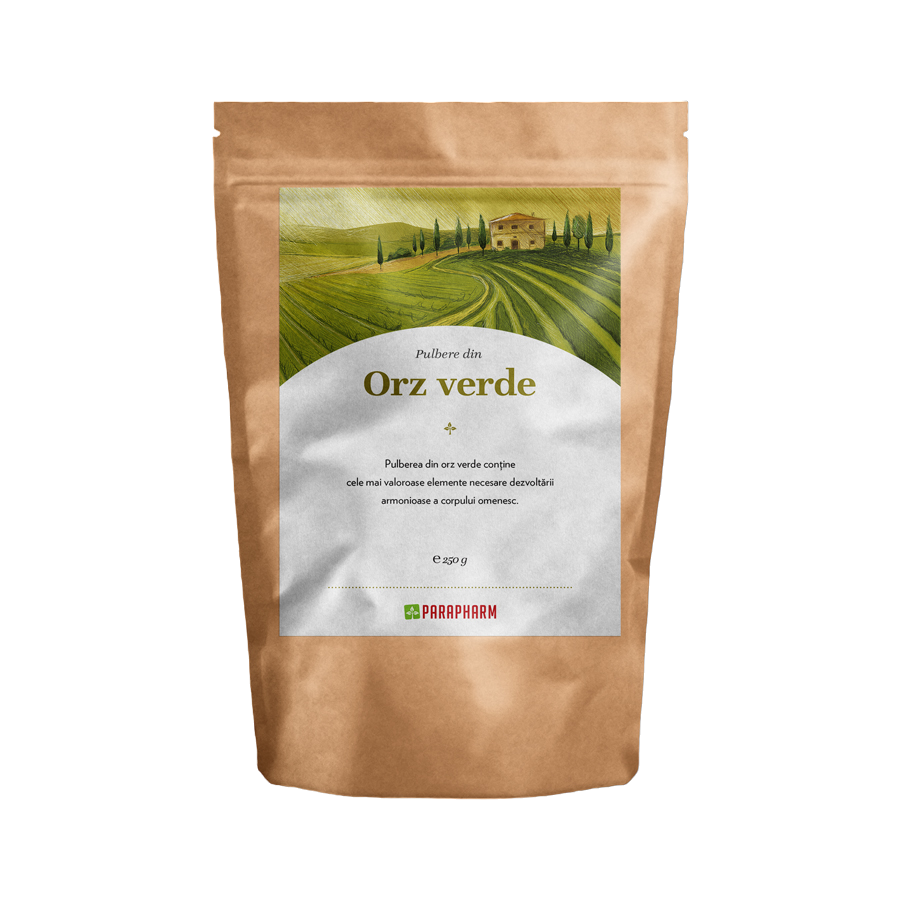 Green barley powder