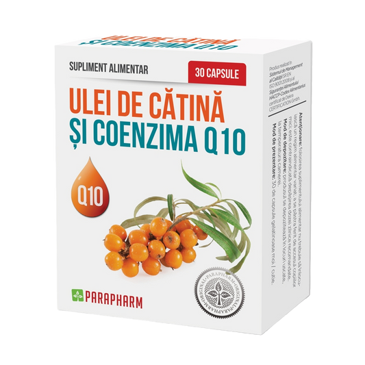 Sea buckthorn oil and coenzyme Q10