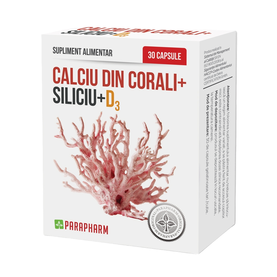 Calcium from corals+silicon+D3 