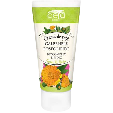 Face cream with calendula extract and phospholilpids
