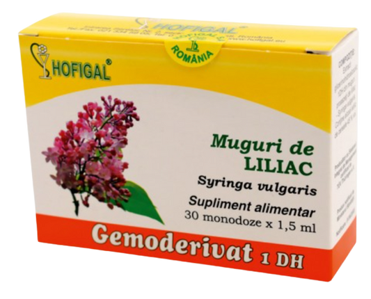 Gemoderivat din muguri de liliac