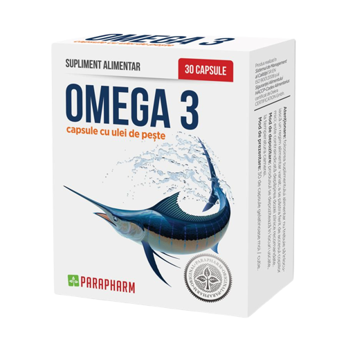 Capsule cu ulei de pește cu Omega 3