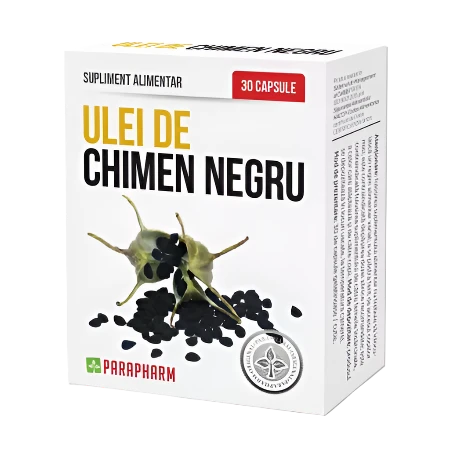 Capsule cu ulei de chimen negru  30 capsule Parapharm