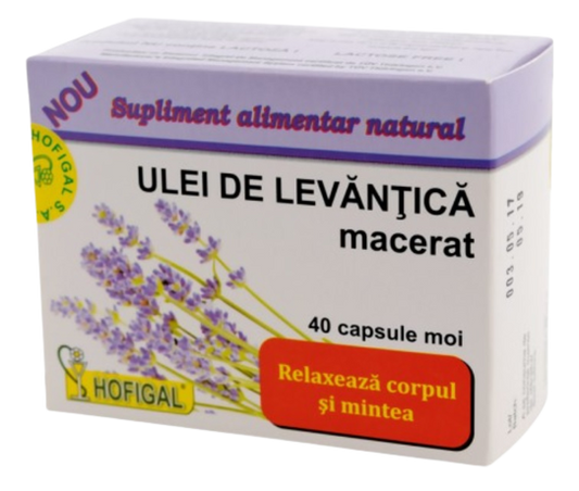 Capsule moi cu ulei de levănțică macerat